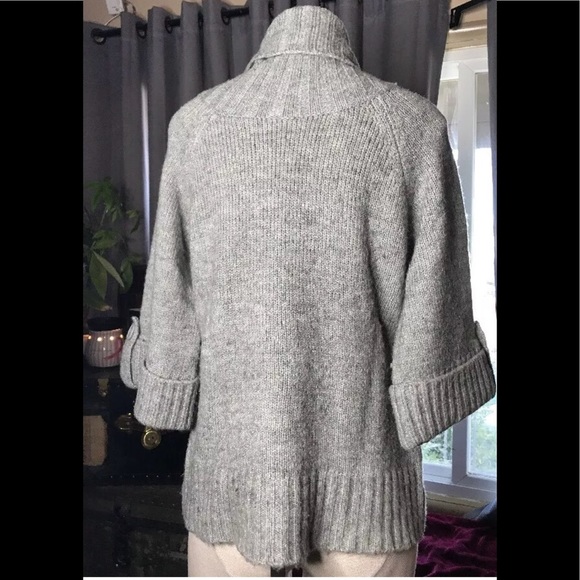 CAROLYN TAYLOR Wool Mohair Blend Cowl NecK Sweater - Picture 3 of 9